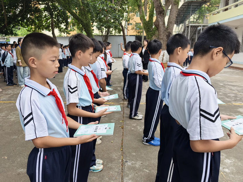 情系教育,护苗成长――阳光助学行走进海师附小捐赠仪式