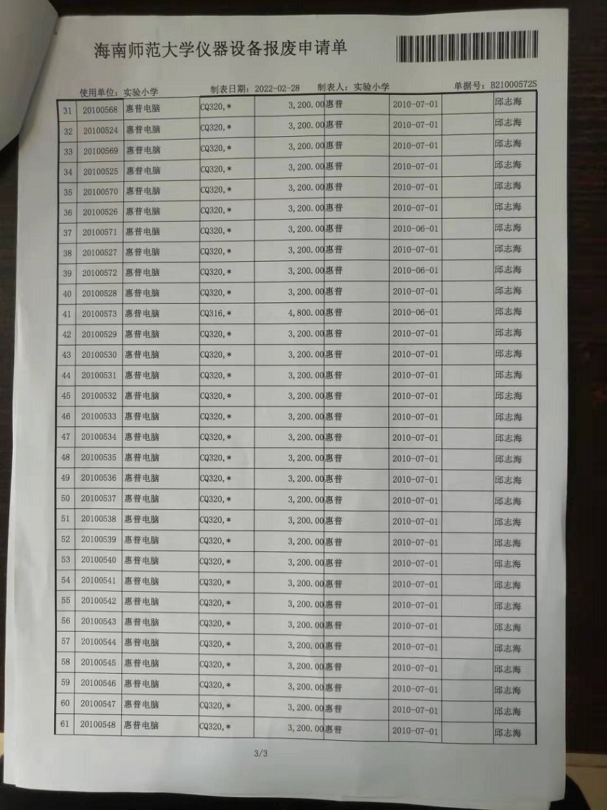 久久小说
固定资产处置签批单